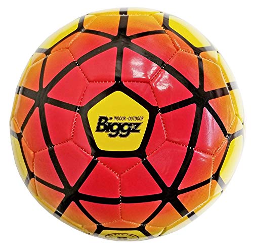 Biggz Durable Soccer Balls Size 5 with Pump