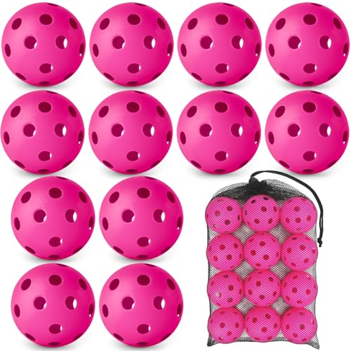 Mototo 12/30/60 Practice Baseballs for Hitting, 2.8 Inch Plastic Soft Baseballs for Practice Lightweight Soft Ball Hollow Training Softball for Sport Pitching Batting