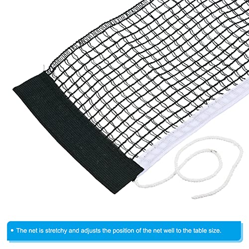 PATIKIL Table Tennis Net Replacement, Ping Pong Net String Tension Equipment Accessories PE for Indoor Outdoor