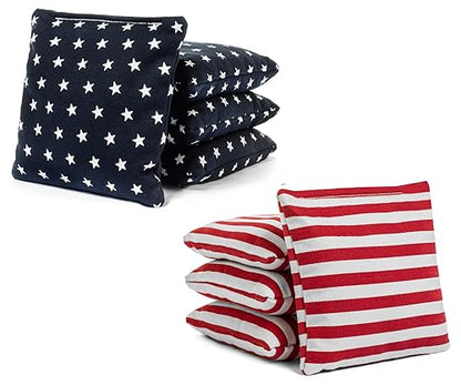Tailgating Pros Cornhole Boards - 4'x2' Lightweight Cornhole Game- Includes Carrying Case, Set of 8 Corn Hole Bags & Tote