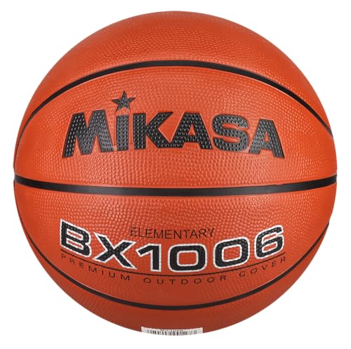 Mikasa BX1000 Premium Rubber Basketball - size: Size 4 - 25.5"