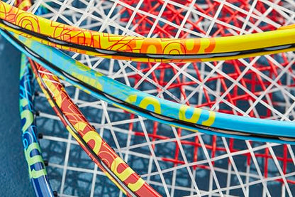 Wilson US Open Jr Tennis Racket, for Kids, Aluminium, Blue/Green, 21