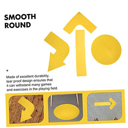 Toddmomy Directional Marker Classroom for Rectangular Marking Pads Site Marking Lines Poly Spots Flat Sports