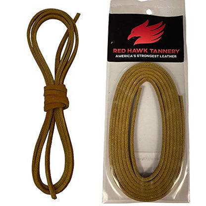 Glove Lace 3/16”x72” Baseball Glove Lace Pack - Glove Relacing - color: Tan