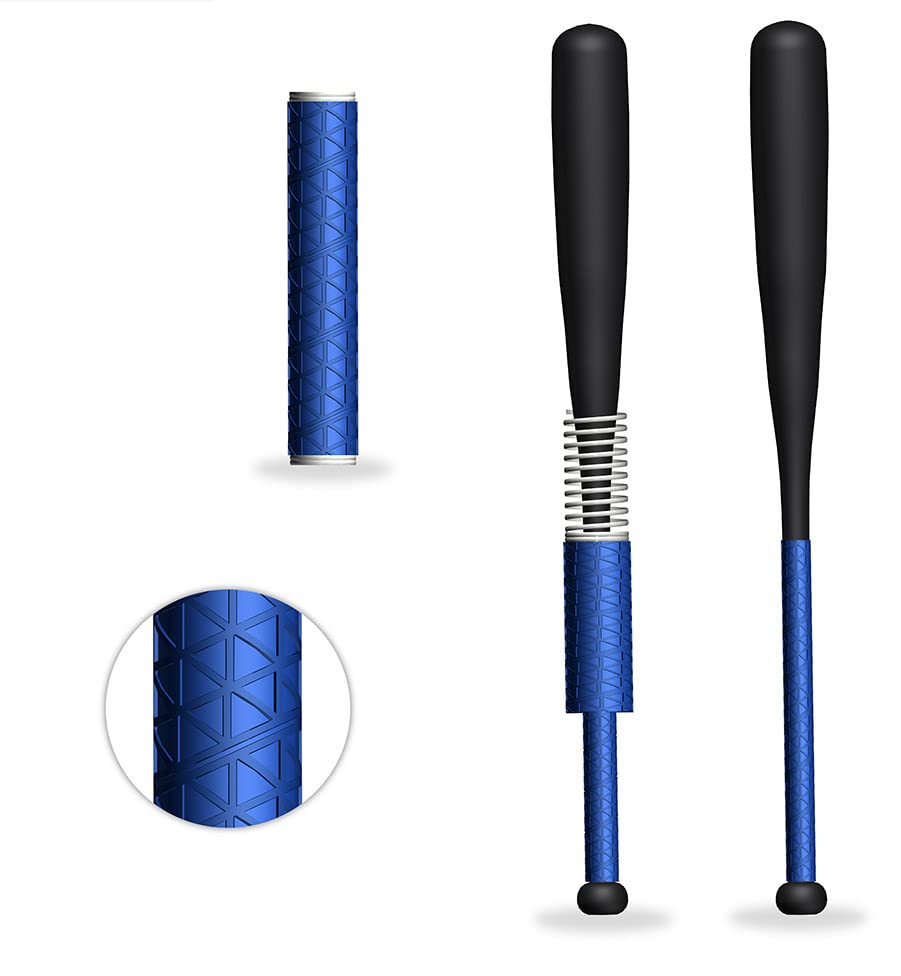 StickGrip X Series - Baseball, Softball, Hockey, Lacrosse,Pickleball Grip, Premium Sports Accessories,Enhanced Texture for Optimal Performance, Weather Resistant (Grey, 5")