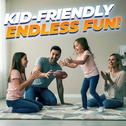 7.25" Mini Foam Football for Kids & Toddlers - Easy Grip Small Youth Sports Ball - Soft Foam Footballs for Little Hands Sports Play - Toy Gifts for Boys & Girls