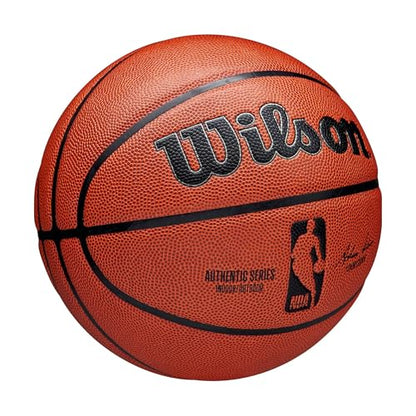 WILSON NBA Authentic Indoor/Outdoor Basketballs - Size 3, Size 6 and Size 7 - size: Size 7 - 29.5"