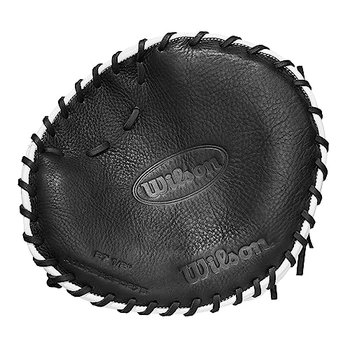 Wilson Trainer Baseball Gloves - Black/Red - style: Infield - Pancake