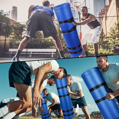 Arrowbash Unfilled Football Tackling Dummy 4 ft Sports Training Dummy Football Training Equipment with Handles for Youth College Drills Kickboxing Martial Basketball Practice, Unfilled