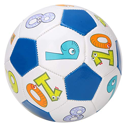 Size #2 Soccer Ball for Kids - 13cm/5.1inch Training Football, HighQuality PU Material, Precision Stitched for Stable & Ball Control, Children's Sports Equipment - color: number ball