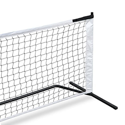 HomGarden Portable Pickleball Tennis Net Set System Metal Frame Stand W/Carrying Bag - Pickle Ball Net Outdoor Game Set