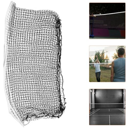 DECHOUS Portable Badminton Net 6.1m with Black Edging Outdoor Sports Training Net for Garden and Backyard Games for Badminton Volleyball and Pickleball
