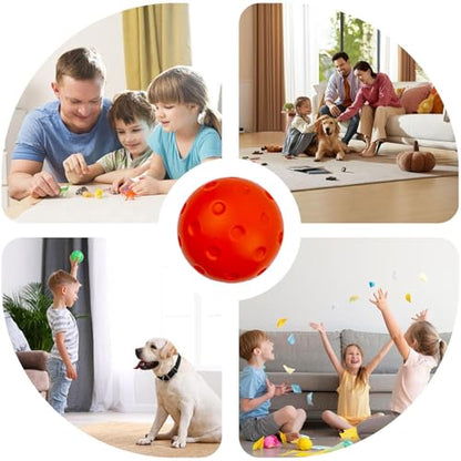 Warm Up Pickleball Ball - Silent Pu Training Ball for Indoor Warm Ups and Backyard Use | Suitable for Beginners and Professionals Living Room or Backyard Practice