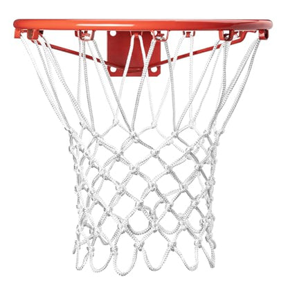 Professional Basketball Net Replacement Heavy Duty, Upgraded Durability [7.16oz], All Weather Anti Whip, Fits Standard Indoor Outdoor Rims - 12 Loops - style: White