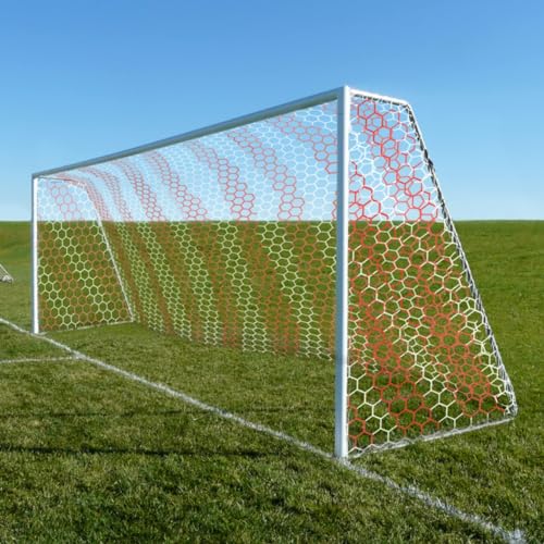 Luwint Full Size Soccer Goal Net Polyethylene Post Replacement Netting 24 x 8 Ft