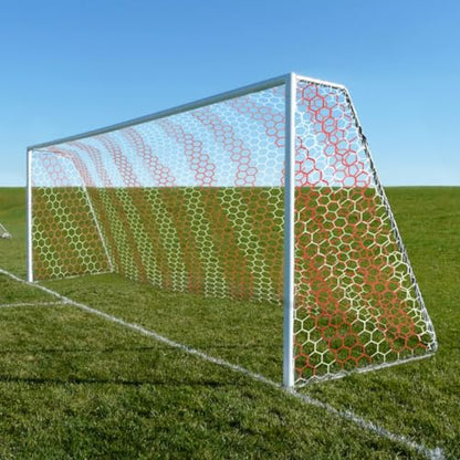 Luwint Full Size Soccer Goal Net Polyethylene Post Replacement Netting 24 x 8 Ft