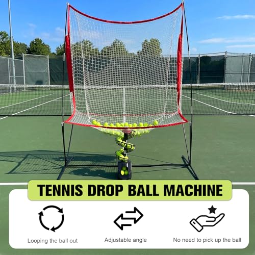 Pickleball Machine Ball Thrower with 10 Pickleballs Pickleball Practice Equipment 5 Adjustable Angles 2 Power Level for All-Levels Ages Beginners Kids Coaches