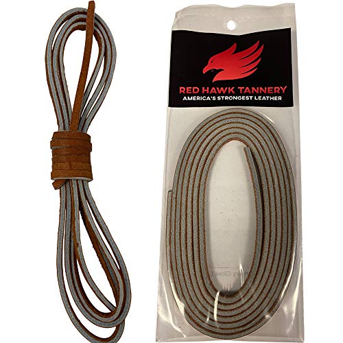 Glove Lace 3/16”x72” Baseball Glove Lace Pack - Glove Relacing - color: Dark Tan
