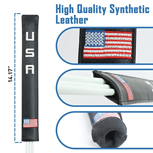 Golf Alignment Stick Cover Case Holder Hold at Least 3 Sticks - color: 1