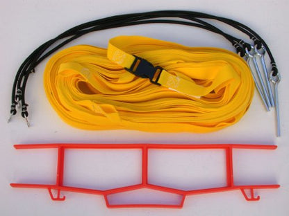 Home Court 1-inch Non-Adjustable 30-ft Grass Setup Boundary - W25G - color: Yellow