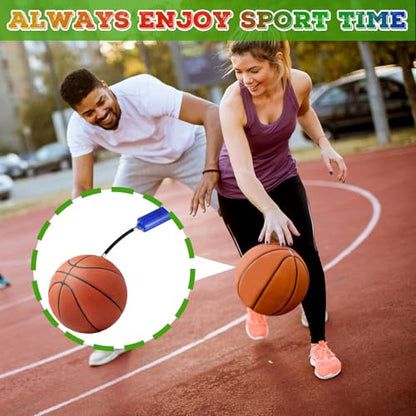 WILLBOND Ball Air Pump Bulk with Needle for Sports Balls Hand Pump Portable Kit Extension Hose for Balls Basketball Soccer Volleyball Back to School