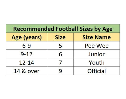 TAG Official Composite Football, Size 9, 1 Count
