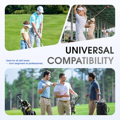 WVM Professional Plastic Golf Tees 152 Pack Combo, High & Low Tee Set with Enhanced Durability, Engineered for Stability, Low Friction, & Reduced Side Spin