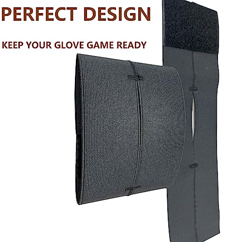 Softball and Baseball Glove Strap, Baseball Glove Wrap, Baseball Accessories,Baseball Glove Wrap Band, Baseball Glove Break in Kit Quickly Keep The Pocket Formed, Fits All Gloves