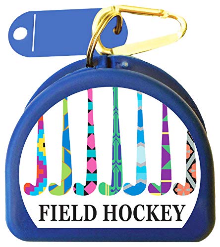 Field Hockey Mouthguard Retainer Case - Winning Team - Blue - color: Blue