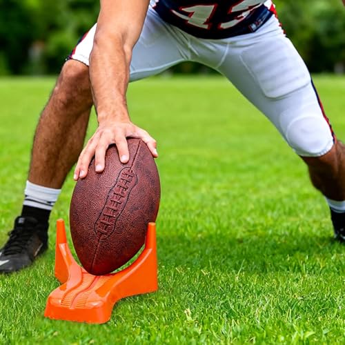 6Pcs Football Style Kickoff Kicking Tee Football Display Stand Compatible for All Ball Sizes Kickoff Stand for Kickoffs Practice Equipment