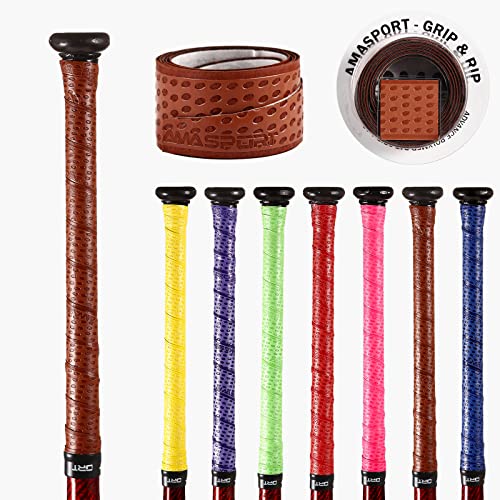 insum Baseball Bat Grip Tapes Softball Bat Wrap Grip Tape 1.1mm - color: Brown