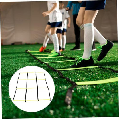 Abaodam Foldable Agility Ladder Training Pad for Football Soccer Multifunctional Rope Ladder for Footwork Speed Drills and Sports Exercises Portable and Lightweight Go Training