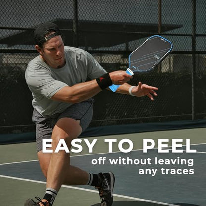 PICKLETECH Pickleball Paddle Protection Tape - Paddle Head Edge Guard - Racket Edge Protection Tape -Fit Perfectly Curved Edge -No Wrinkling - color: Black Camo, size: Width 20mm