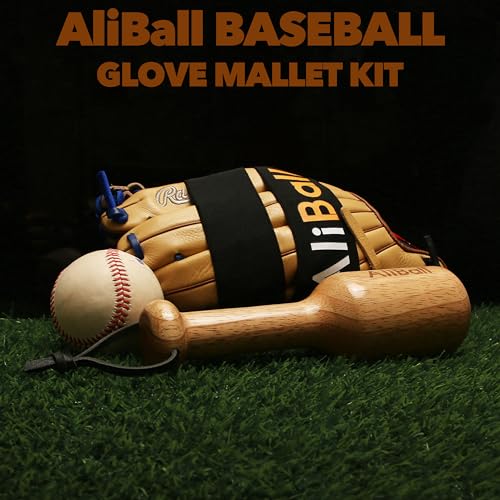 AliBall Baseball Glove Mallet, Real One Piece Solid Construction Heavy Ball Mallet for Baseball Quick Create A Ball Shaped Pocket Softball Glove Mallet - color: B