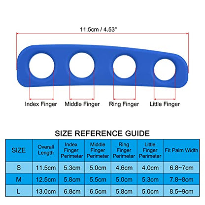 Basketball Shooting Aid, 3 Pack Basketball Finger Shoot Trainer Training Equipment Correct Shooting Posture for Youth and Adults, Blue, S