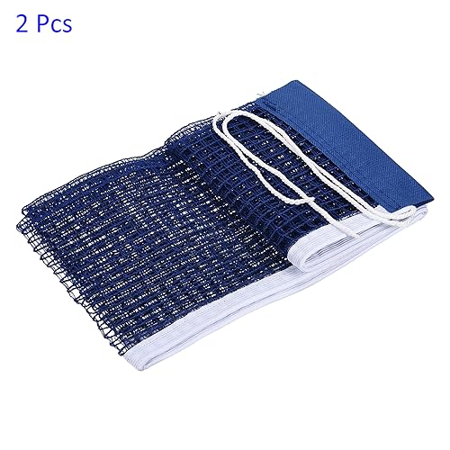 M METERXITY Table Tennis Net Replacement - Ping-Pong Net String Tension Equipment Polyester Cotton Apply to Standard Table - color: Blue
