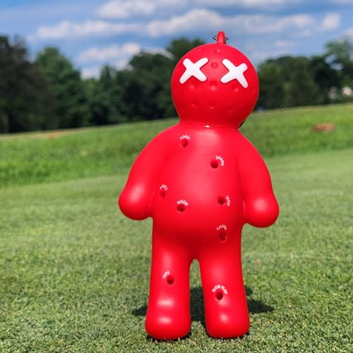 Ball Tee Holder | Novelty Keychain Accessory for Bag | Gifts for Men | Fits 3 1/4, 2 3/4, 1 1/2 Tees - color: Supreme Red