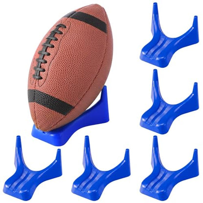 Soulchen Football Style Kickoff Kicking Tee Rugby Ball Display Stand Compatible for All Ball Sizes Football Display Stand for Kickoff Practice Equipment