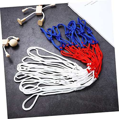 VICASKY 2pcs Basketball Net Kit Replacement Hoop Nets Woven Nylon Basketball Accessories