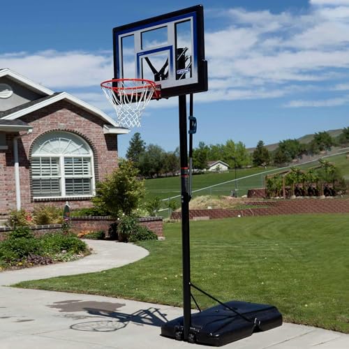 Lifetime Outdoor Portable Basketball Hoop, 48 Inch Backboard, 8-10 Ft Speed Shift Adjustable Height