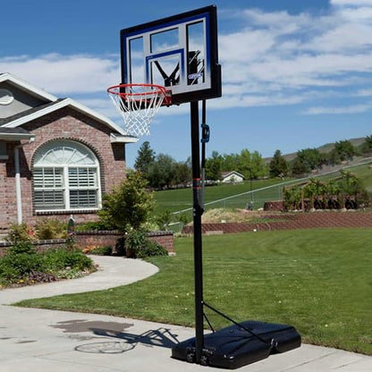 Lifetime Outdoor Portable Basketball Hoop, 48 Inch Backboard, 8-10 Ft Speed Shift Adjustable Height