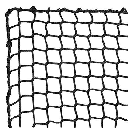 Aoneky Polyester Baseball Backstop Net, Heavy-Duty Knotless Mesh for Hitting & Pitching, UV & Weather Resistant Barrier with Rope Border (Softball, Training, Outdoor) - size: 10x10ft