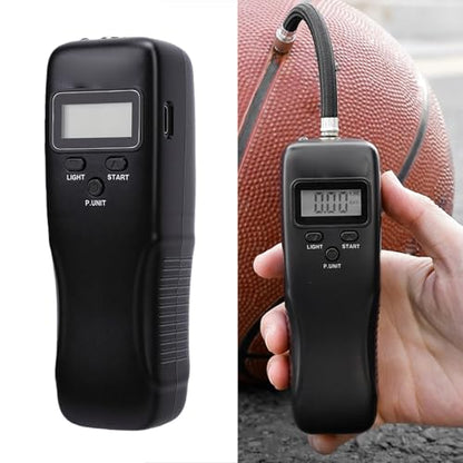 Alomejor Electric Ball Pump ABS Portable Automatic Air Pump 600mAh 15 PSI Fast Ball Inflator for Basketball Football Volleyball Soccer Players Indoor Outdoor Use