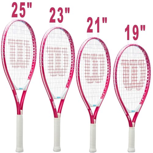 Wilson Ultra Power Jr Tennis Racquet (Pink) Bundled with a Wilson Advantage 2.5 Tennis Bag – Optional Accessories