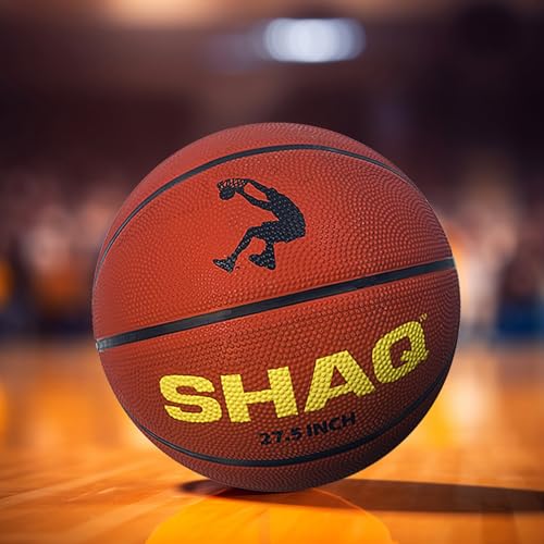 Shaq Junior 27.5" Basketball - Durable Rubber, Indoor/Outdoor Performance, Ideal for Training & Competitive Play