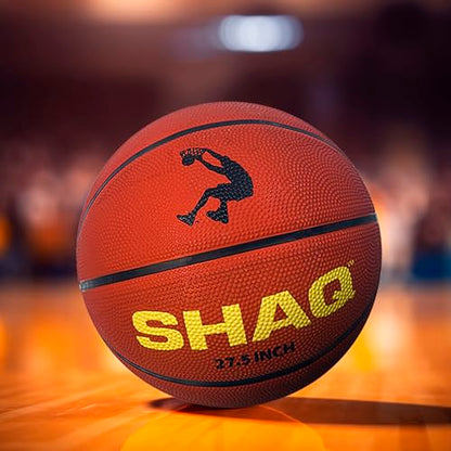 Shaq Junior 27.5" Basketball - Durable Rubber, Indoor/Outdoor Performance, Ideal for Training & Competitive Play
