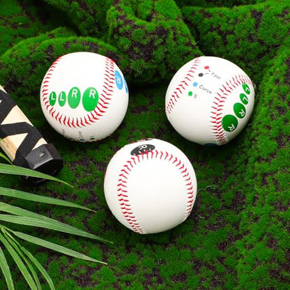 XIHIRCD 3 Pcs Pitching Grip Trainers, Baseball with Finger Placement, Multiple Grips for Teenagers & Beginners