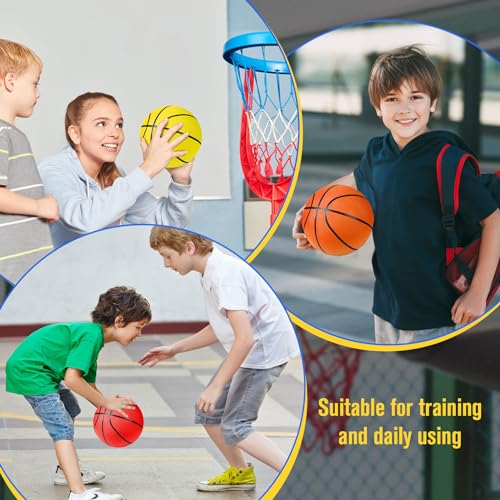 Jerify 12 Pack Official Size Rubber Basketballs for Kids Child Junior Youth Indoor Outdoor Sports Basket Balls with Pump Back to School Student Gifts Operation Christmas Bulk Items - size: Size 4, 25.5"