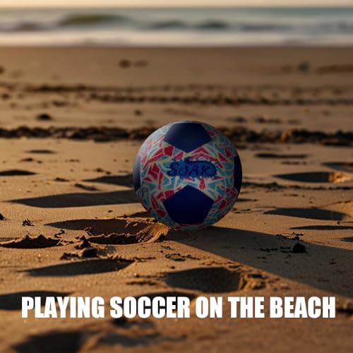 SOAK Waterproof Glow in The Dark Soccer Ball – Light Up Soccer Ball, Indoor & Outdoor, Size 5 – Perfect for Kids & Adults