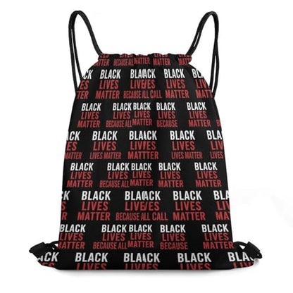 Lightweight Drawstring Sackpack Sports Backpack Waterproof for Gym Travel Hiking Men Women Durable Polyester, Flag Bags - color: Picture (348)